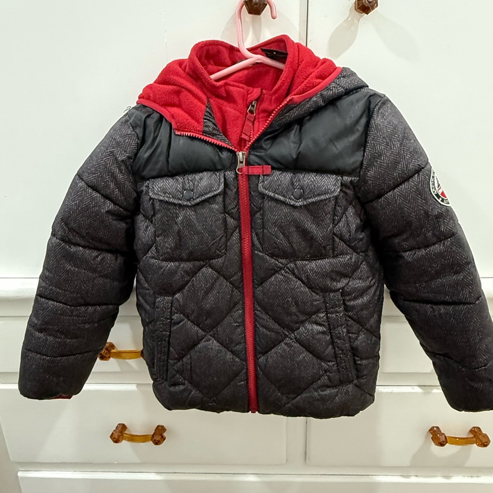 Snozu Arctic Expedition Black and Red Jacket